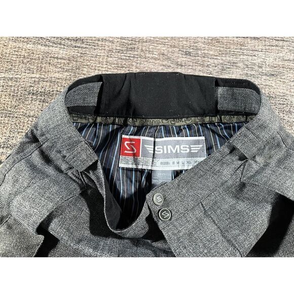SIMS Snap Button Grey Lined Ski Snowboarding Pants Men's Size Small - Picture 3 of 12